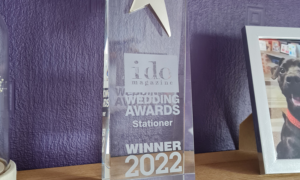 Simply4you wins Midlands Stationer award at I Do Wedding Awards 2022